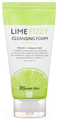 Пенка для умывания Secret skin Lime Fizzy Cleansing Foam (120мл)