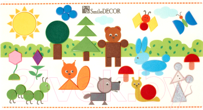 

Развивающая игрушка Smile Decor, Сказочная полянка / Ф273