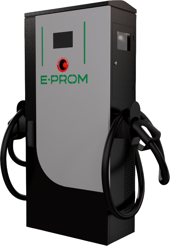 E-PROM DC 60 кВт: Компактная зарядная станция для электромобилей