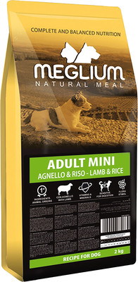 Сухой корм для собак Meglium Dog Adult Mini Lamb-Rice / MS1502