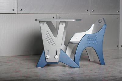 Комплект мебели с детским столом Tech Kids Техно 14-460 (голубой/серый)