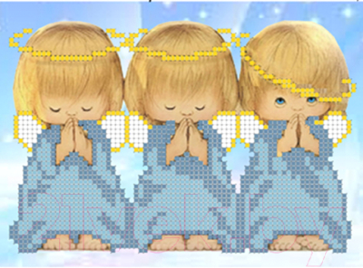 Набор для вышивания Наследие Три ангелочка / НД-003