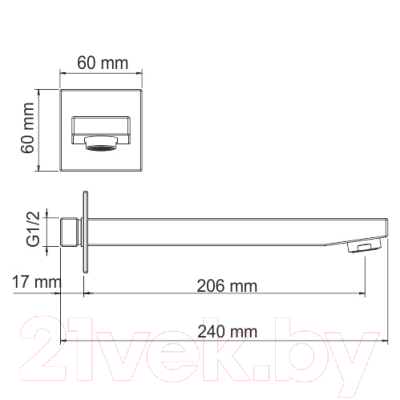 Излив Wasserkraft A091