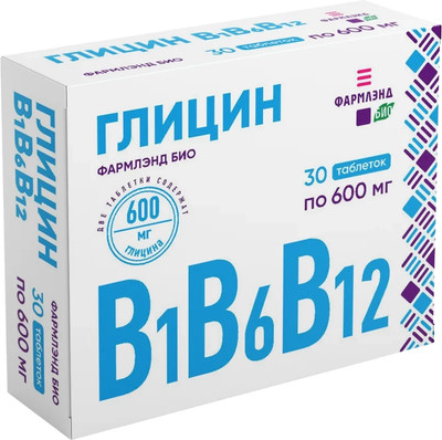 Пищевая добавка Фармлэнд Био Глицин B1+B6+B12