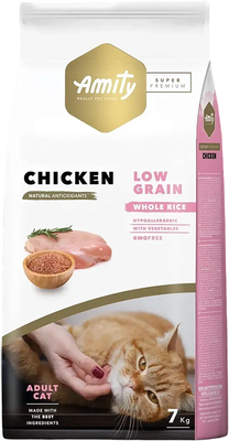 Сухой корм для кошек Amity Super Premium с курицей