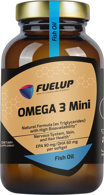 Жирные кислоты Fuel-Up Omega 3 Mini 500мг