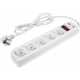 Сетевой фильтр Онлайт OSP-USB-05-300-ESC-3х0.75-WH / 90 882 - 