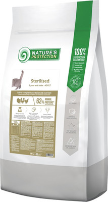 Сухой корм для кошек Nature's Protection Sterilised Poultry с птицей