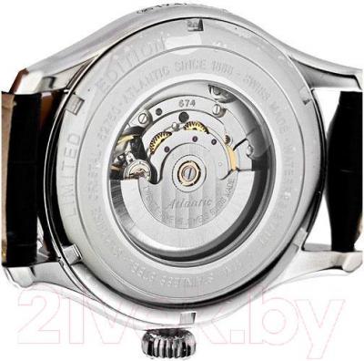 Часы наручные мужские ATLANTIC Worldmaster Lusso 52750.41.25R - видимый механизм
