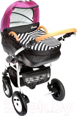 Детская универсальная коляска Dada Paradiso Group Carino New 3в1 (Pink) - общий вид