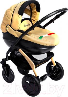 Детская универсальная коляска Dada Paradiso Group Carmelo Design 2в1 (Beige) - общий вид