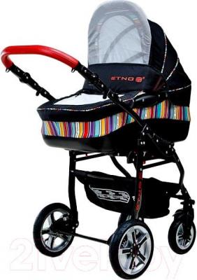 Детская универсальная коляска Dada Paradiso Group Etno Paski 2в1 - общий вид