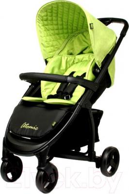 Детская прогулочная коляска 4Baby Atomic (зеленый) - общий вид