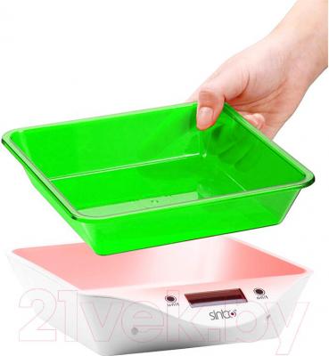 Кухонные весы Sinbo SKS-4520 (зеленый) - съемная чаша
