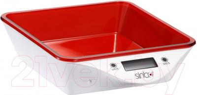 Кухонные весы Sinbo SKS-4520 (красный) - общий вид