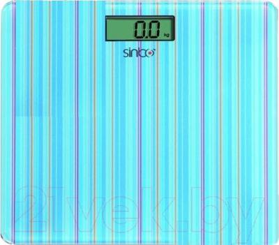 Напольные весы электронные Sinbo SBS 4427 (голубая полоска) - общий вид
