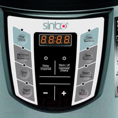 Мультиварка Sinbo SCO-5037 (серебристый)