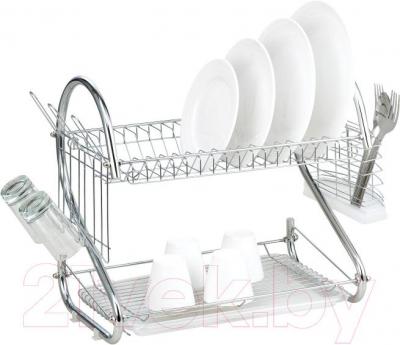 Сушилка для посуды Peterhof PH-12863 - общий вид (столовые приборы и посуда в комплект поставки не входят)