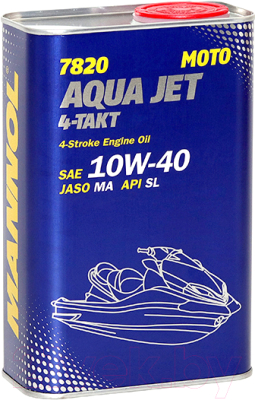 Моторное масло Mannol 4-Takt Aqua Jet 10W40 / MN7820-1ME (1л)