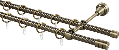 

Карниз для штор, Цилиндр 088 2р витой