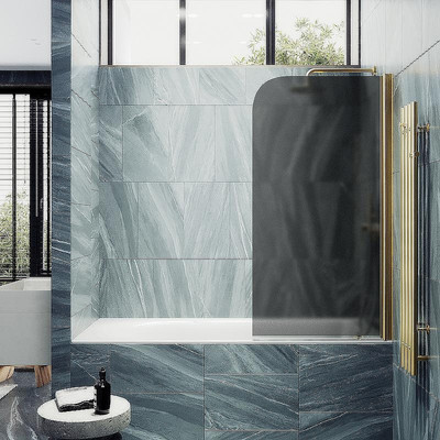 Стеклянная шторка для ванны MaybahGlass MGV-604-3