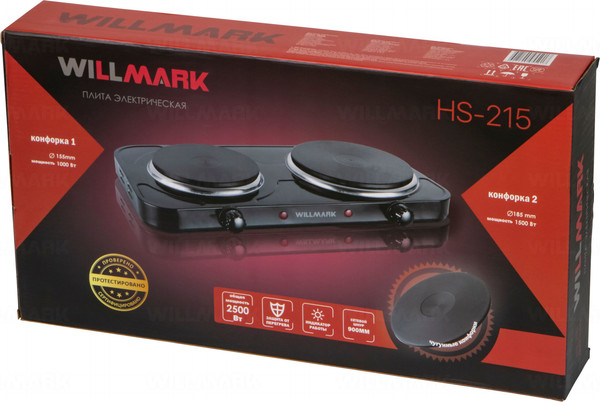 Купить Электрическая настольная плита Willmark HS-215 / 2000609 в Витебске