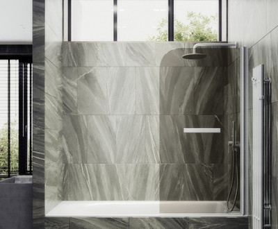 Стеклянная шторка для ванны MaybahGlass MGV-789-1