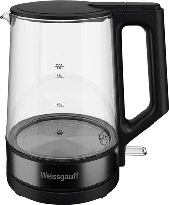 Электрочайник Weissgauff WK 1700 EcoGlass Nero - 