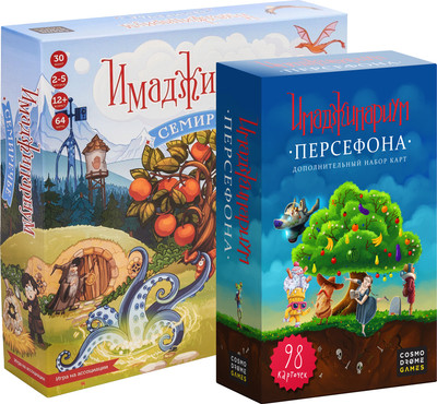 Настольная игра Cosmodrome Games Имаджинариум. Семиречье + Дополнение Имаджинариум. Персефона - 