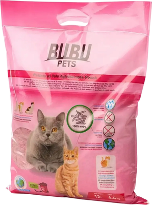 Наполнитель для туалета Bubu Pets Tofu Peach