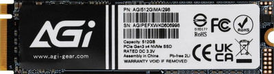 SSD диск AGI AI298 512ГБ (AGI512GIMAI298)