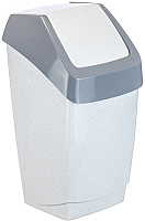 Контейнер для мусора Idea Хапс / М2471 (15л,мраморный) - 