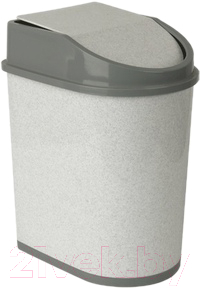 Контейнер для мусора Idea М2480 (5л,мраморный)
