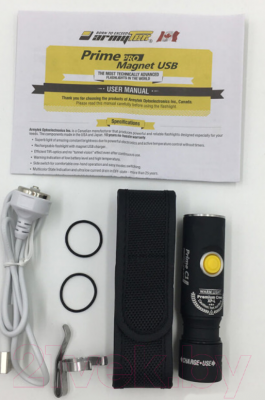 Фонарь Armytek Prime C1 Magnet USB XP-L / F05601SW (теплый)