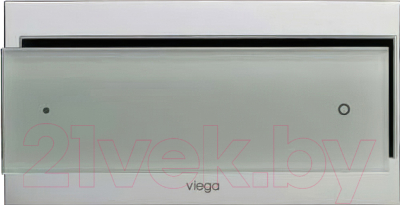 Кнопка для инсталляции Viega Visign for More 102 / 599966 (позрачный серый)
