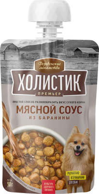 Лакомство для кошек Деревенские лакомства Мясной соус из баранины