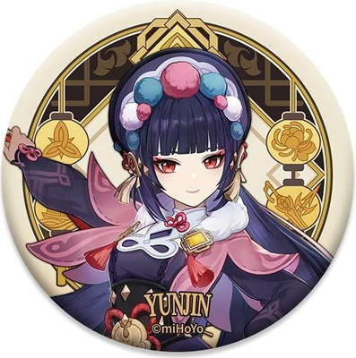 Значок miHoYo Liyue Harbour Character Can Badge Yun Jin / GEN112
