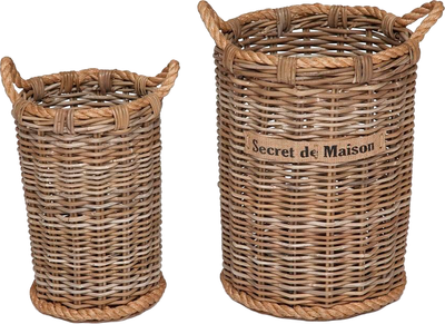Набор корзин Tetchair Secret de Maison Янбе (2шт, натуральный ротанг) - 