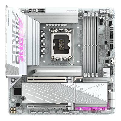 Материнская плата Gigabyte B860M Aorus Elite WIFI6E Ice