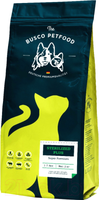 

Корм для кошек Busco, Indoor SP Sterilised plus