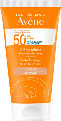 Крем солнцезащитный Avene SPF 50+ с тонирующим эффектом (50мл) - 