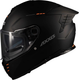 Мотошлем AXXIS FF122SV Hawk SV Evo Solid A1 (XL, Negro Mate) - 