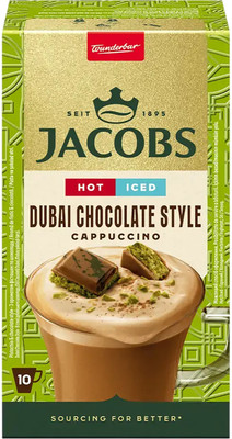 Кофейный напиток Jacobs Капучино. Дубайский шоколад (10x19.5г) - 