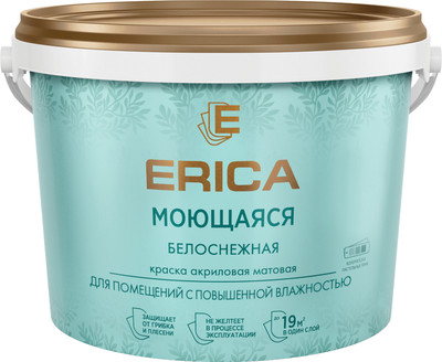 Краска Erica моющаяся акриловая