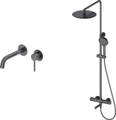 Душевая система со смесителем Oliveeka OL-739902+88869017-BGM