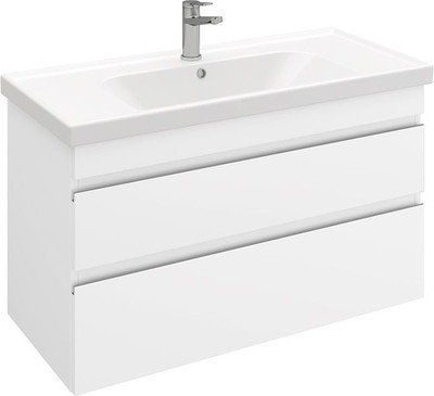 Тумба под умывальник Laparet Sargas 100 / LS-WCAB-100-416 (матовый) - 