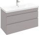 Тумба под умывальник Laparet Sargas 100 / LS-WCAB-100-416 (меринос матовый) - 