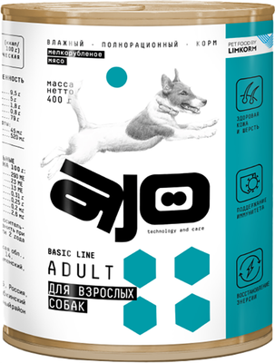 Влажный корм для собак AJO Adult