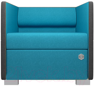 Кресло мягкое Kulik System Lounge 1 азур (бирюзовый)