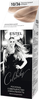 Крем-краска для волос Estel Celebrity 10/36 (перламутровый блондин)